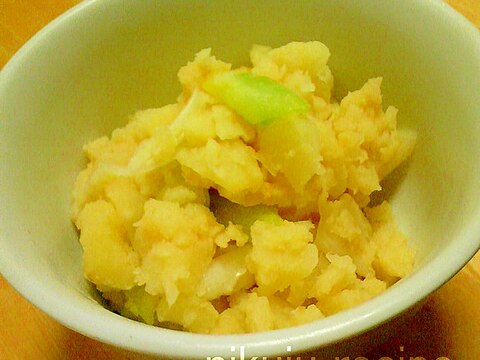 簡単おいしい！じゃがいもとねぎの甘味噌和え